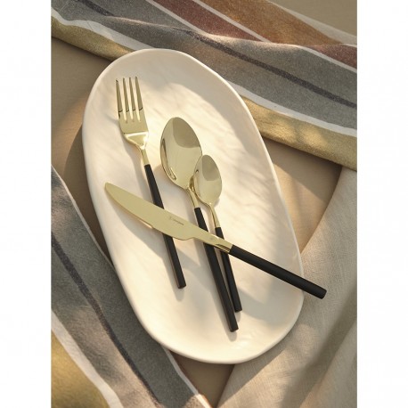 Набор столовых приборов duality, золотистые, 16 пред.