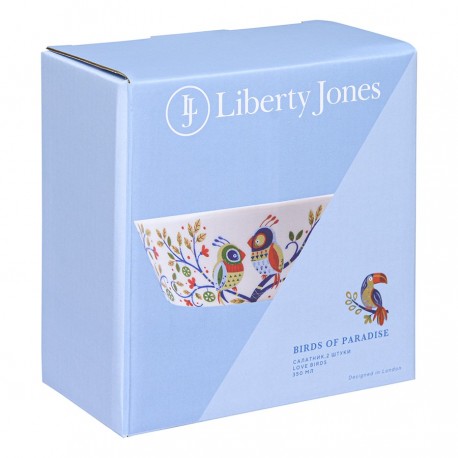 Набор салатников love birds из коллекции birds of paradise в подарочной упаковке, 350 мл, 2 шт.