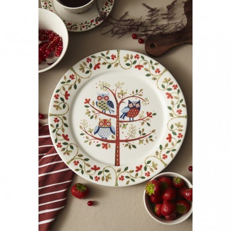 Тарелка owl из коллекции birds of paradise, D21 см