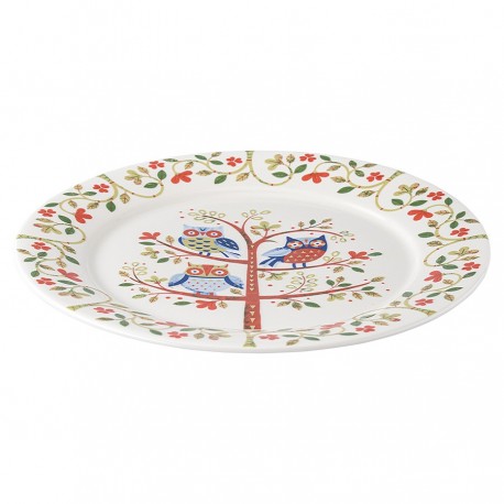 Тарелка owl из коллекции birds of paradise, D28 см