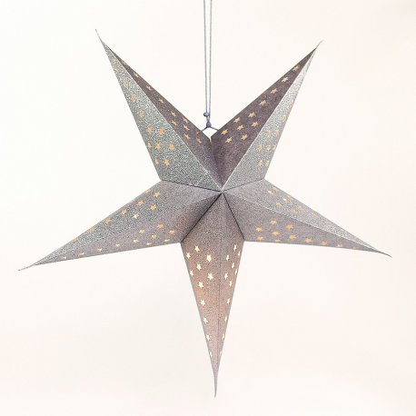 Светильник подвесной star с кабелем 3,5 м и патроном под лампочку e14, 60 см, серебристый