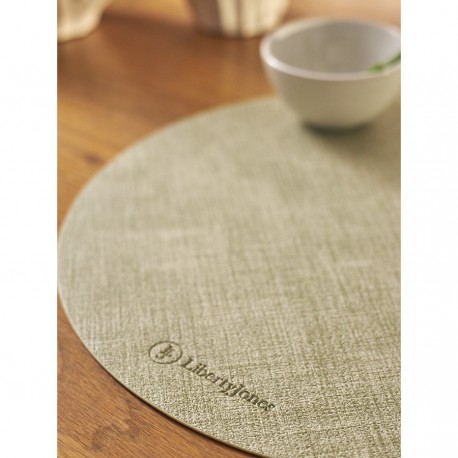 Набор из 2-х сервировочных салфеток leanera, D35 см, мятные