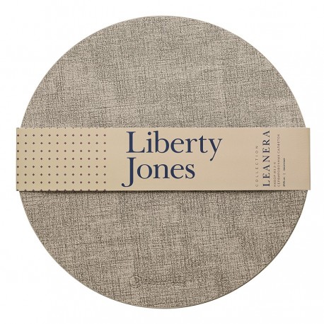 Набор из 2-х сервировочных салфеток leanera, D35 см, песочные