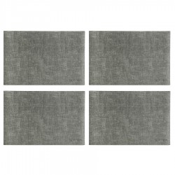 Набор из 4-х сервировочных салфеток leanera, 30х45 см, серые