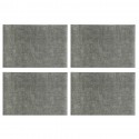 Набор из 4-х сервировочных салфеток leanera, 30х45 см, серые