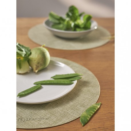 Набор из 4-х сервировочных салфеток leanera, D35 см, мятные