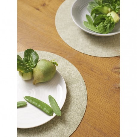 Набор из 4-х сервировочных салфеток leanera, D35 см, мятные