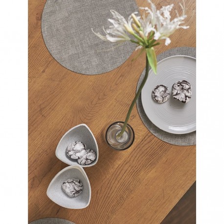 Набор из 4-х сервировочных салфеток leanera, D35 см, серые