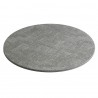 Набор из 4-х сервировочных салфеток leanera, D35 см, серые