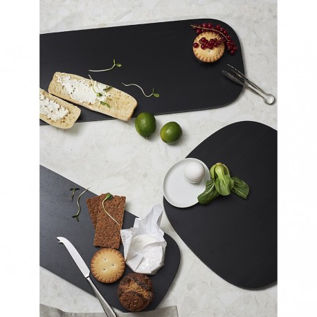 Доска сервировочная rubris, 23х70 см, черная