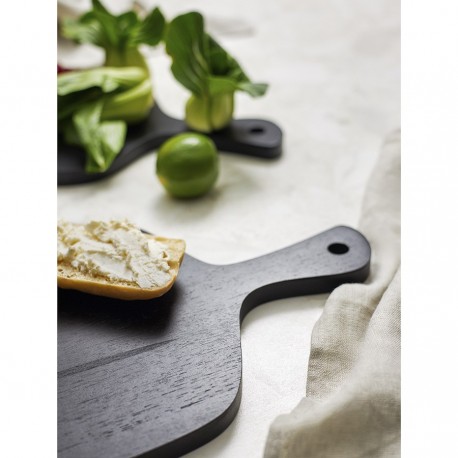 Доска сервировочная rubris, 23х70 см, черная