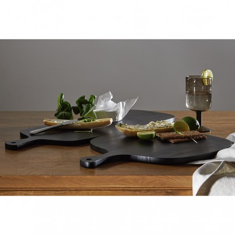 Доска сервировочная rubris, 23х70 см, черная