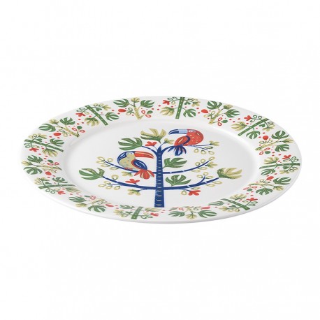 Набор тарелок toucan из коллекции birds of paradise в подарочной упаковке, D28 см, 2 шт.