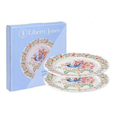 Набор тарелок fantail bird из коллекции birds of paradise в подарочной упаковке, D21 см, 2 шт.