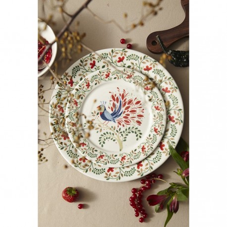 Набор тарелок fantail bird из коллекции birds of paradise в подарочной упаковке, D21 см, 2 шт.