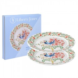 Набор тарелок fantail bird из коллекции birds of paradise в подарочной упаковке, D28 см, 2 шт.