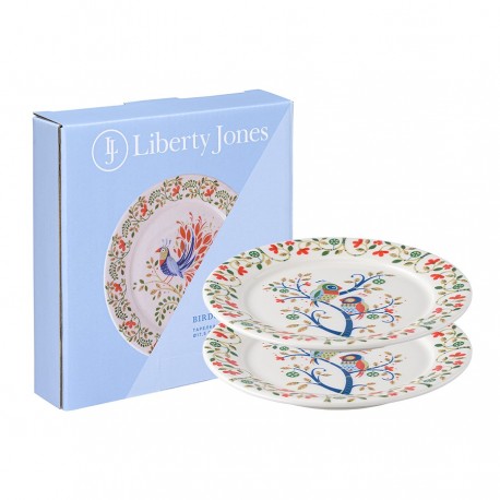 Набор тарелок love birds из коллекции birds of paradise в подарочной упаковке, D18 см, 2 шт.