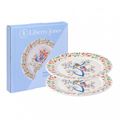 Набор тарелок love birds из коллекции birds of paradise в подарочной упаковке, D21 см, 2 шт.