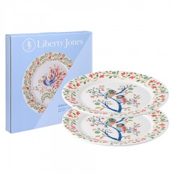 Набор тарелок love birds из коллекции birds of paradise в подарочной упаковке, D28 см, 2 шт.