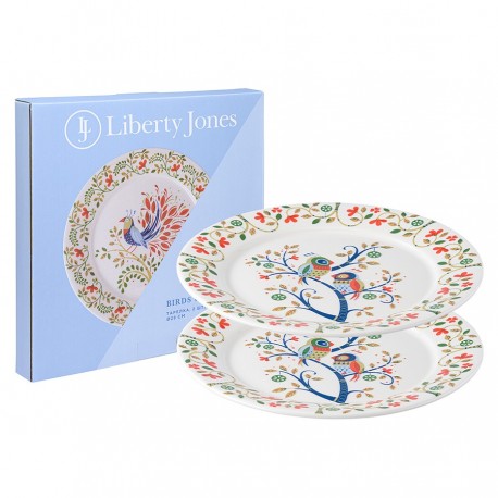 Набор тарелок love birds из коллекции birds of paradise в подарочной упаковке, D28 см, 2 шт.
