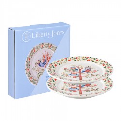 Набор тарелок owl из коллекции birds of paradise в подарочной упаковке, D18 см, 2 шт.