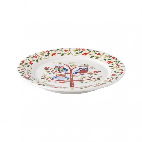 Набор тарелок owl из коллекции birds of paradise в подарочной упаковке, D18 см, 2 шт.