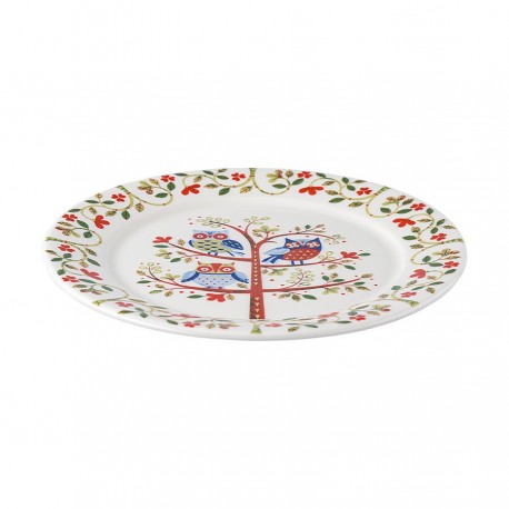 Набор тарелок owl из коллекции birds of paradise в подарочной упаковке, D21 см, 2 шт.