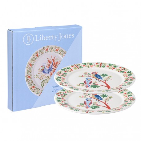 Набор тарелок parrot из коллекции birds of paradise в подарочной упаковке, D21 см, 2 шт.