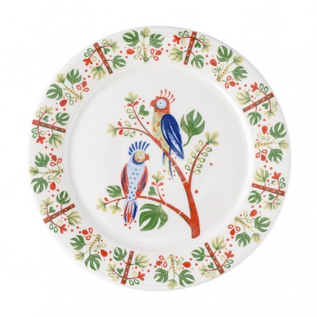 Набор тарелок parrot из коллекции birds of paradise в подарочной упаковке, D21 см, 2 шт.