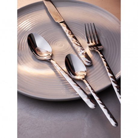 Набор столовых приборов fluid, серебристые, 16 пред.