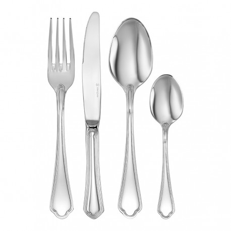 Набор столовых приборов sonata, серебристые, 16 пред.