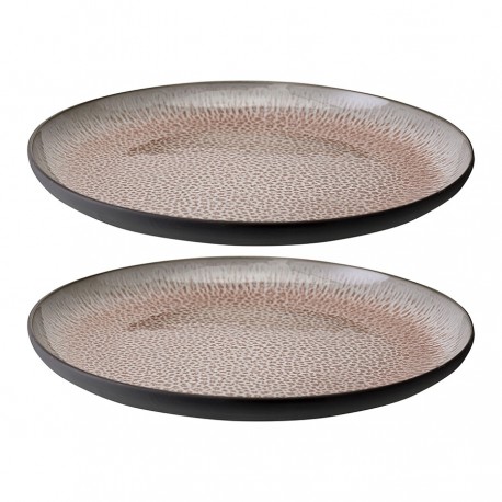 Набор из двух тарелок volcano из коллекции essential, D21,5 см