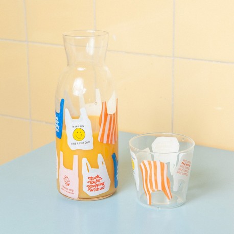 Набор из графина и стакана corner shop, thank you bag