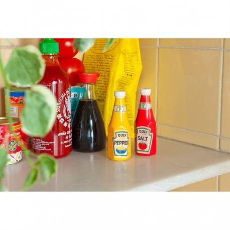 Набор из солонки и перечницы corner shop, ketchup mustard