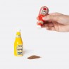 Набор из солонки и перечницы corner shop, ketchup mustard