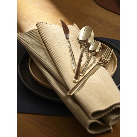 Набор столовых приборов pure, золотистые глянцевые, 16 пред.