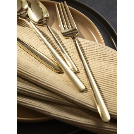 Набор столовых приборов pure, золотистые глянцевые, 16 пред.