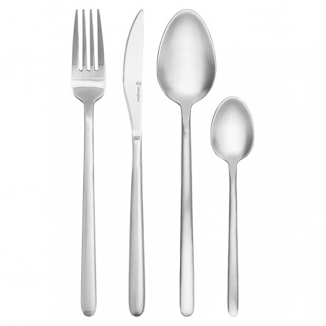 Набор столовых приборов pure, серебристые матовые, 16 пред.