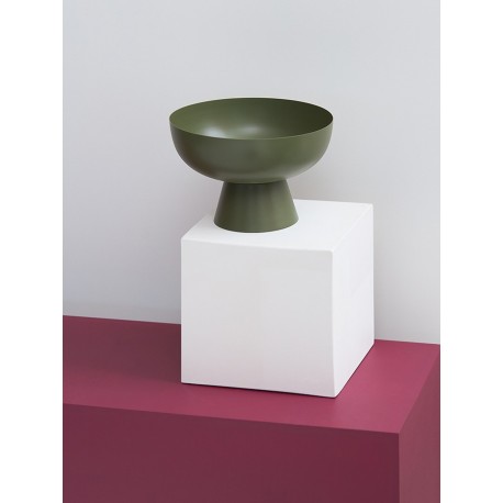 Блюдо на ножке vivlend, D21 см, морские водоросли