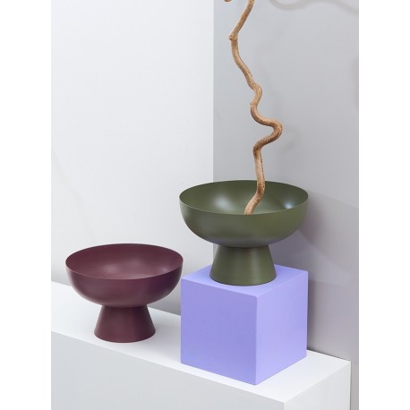 Блюдо на ножке vivlend, D21 см, морские водоросли