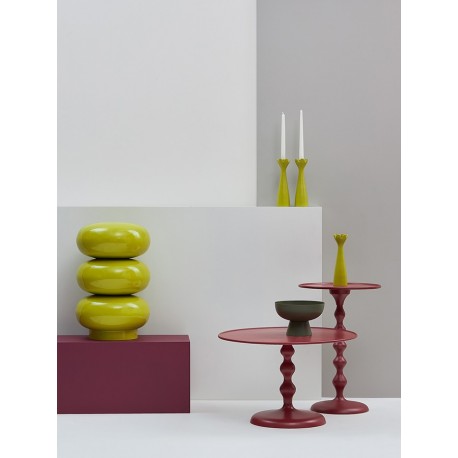 Блюдо на ножке vivlend, D21 см, морские водоросли