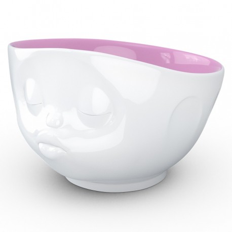Чаша kissing, 500 мл, белая/фиолетовая