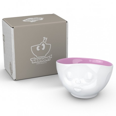 Чаша kissing, 500 мл, белая/фиолетовая