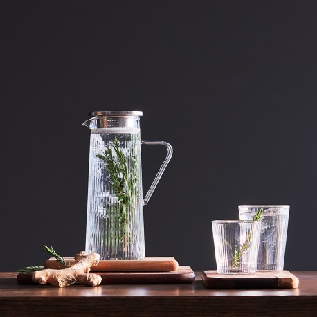 Кувшин с крышкой soft ripples, 1,2 л