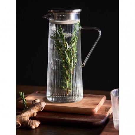 Кувшин с крышкой soft ripples, 1,2 л