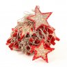 Украшения подвесные christmas stars, деревянные, в сетке, 30 шт