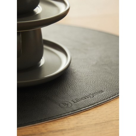 Набор из 4-х двухсторонних сервировочных салфеток drop, 33х41 см, черный/светло-серый