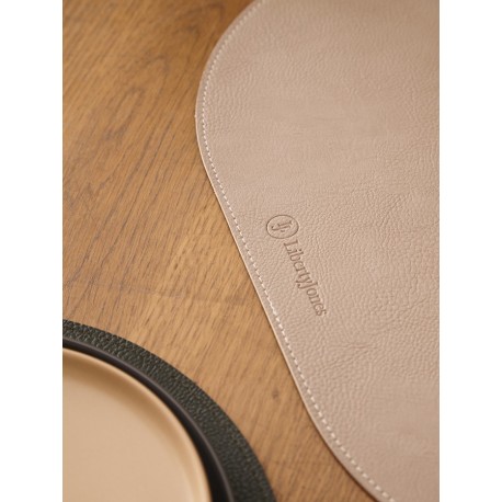 Набор из 4-х двухсторонних сервировочных салфеток pool, 30х45 см, зеленый/бежевый