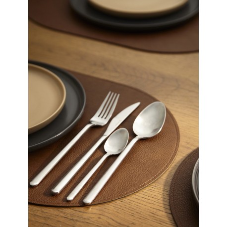 Набор из 4-х двухсторонних сервировочных салфеток pool, 30х45 см, синий/коричневый