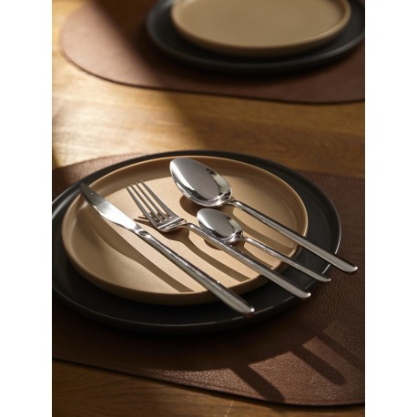 Набор из 4-х двухсторонних сервировочных салфеток pool, 30х45 см, синий/коричневый